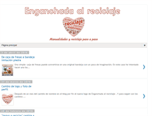 Tablet Screenshot of enganchadaalreciclaje.com